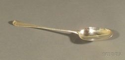 Large George II Silver Stuffing Spoon